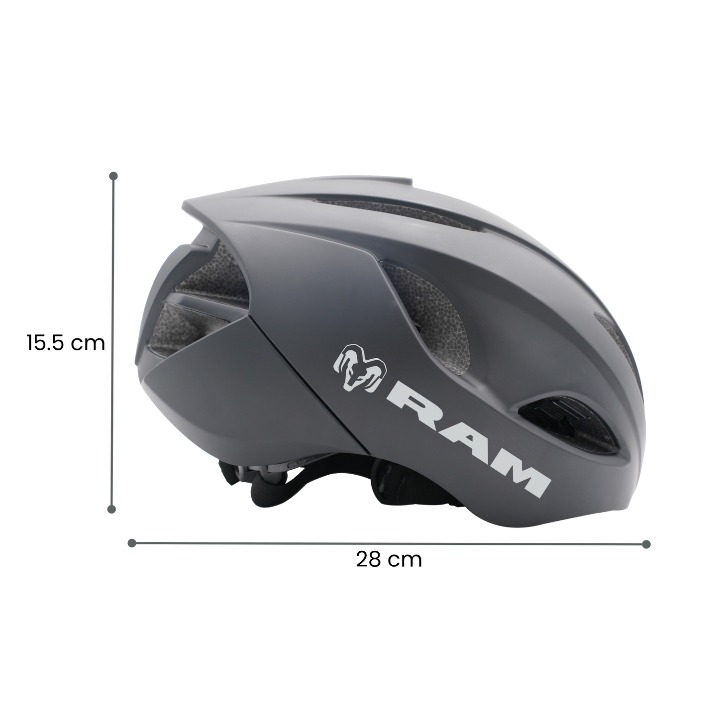 Casco de Ciclismo ROAD, Negro