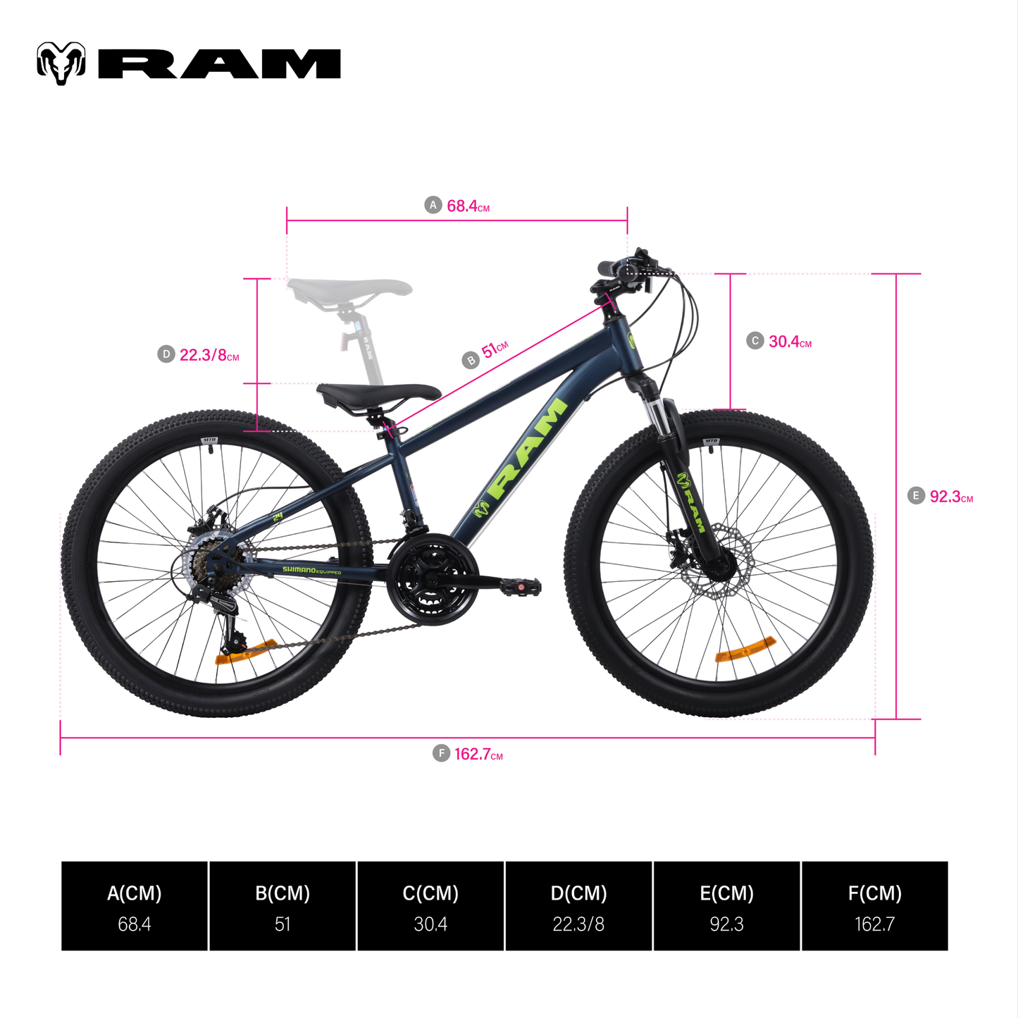 Bicicleta De Montaña Rebel, R24 Azul Marino