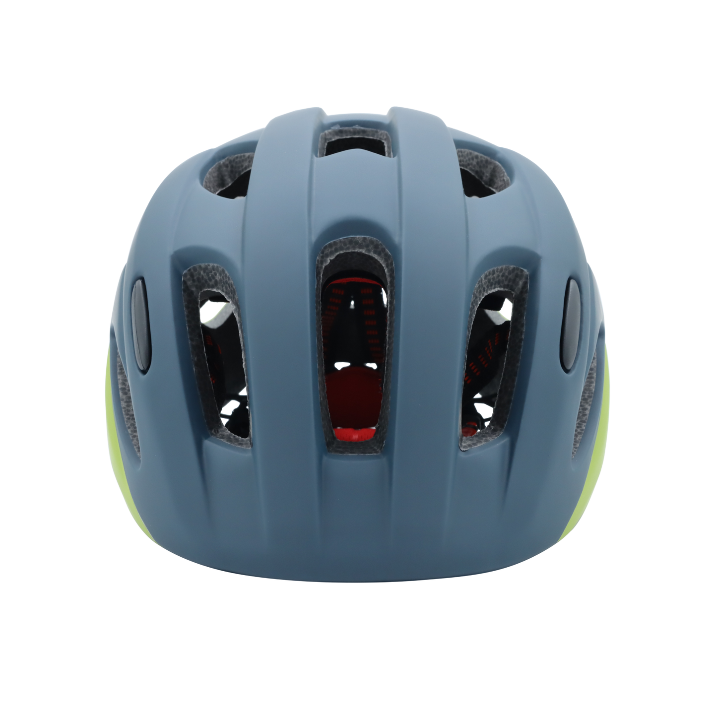Casco Juvenil de Ciclismo Para Montaña Ajustable, Azul con Verde