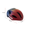 Casco Para Ciclismo Road Aerodinámico Ajustable, Vino