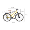 Bicicleta City R700, Amarilla