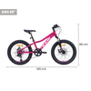 Bicicleta de Montaña Infantil R20, Rosa