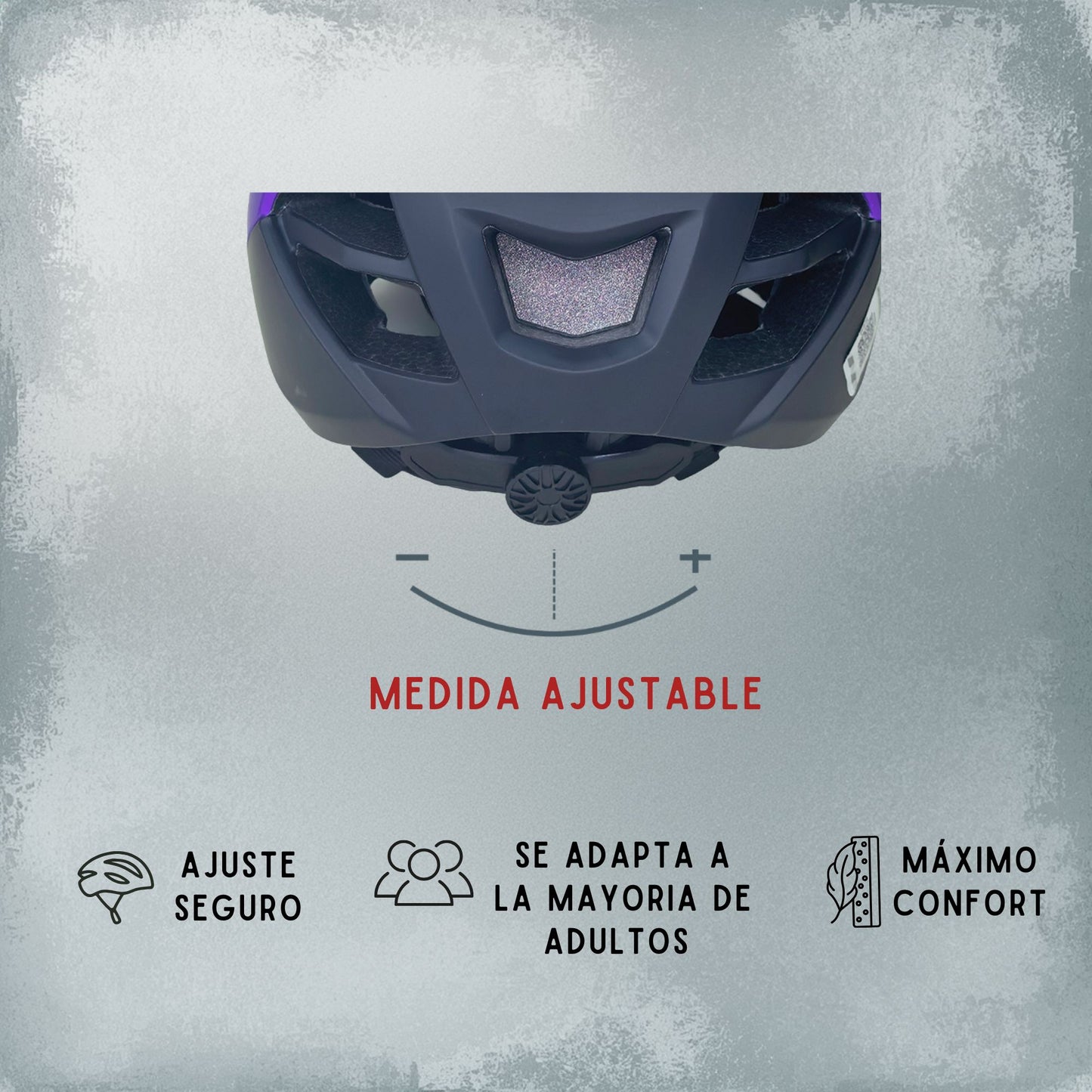 Casco de Ruta, Talla G, Morado