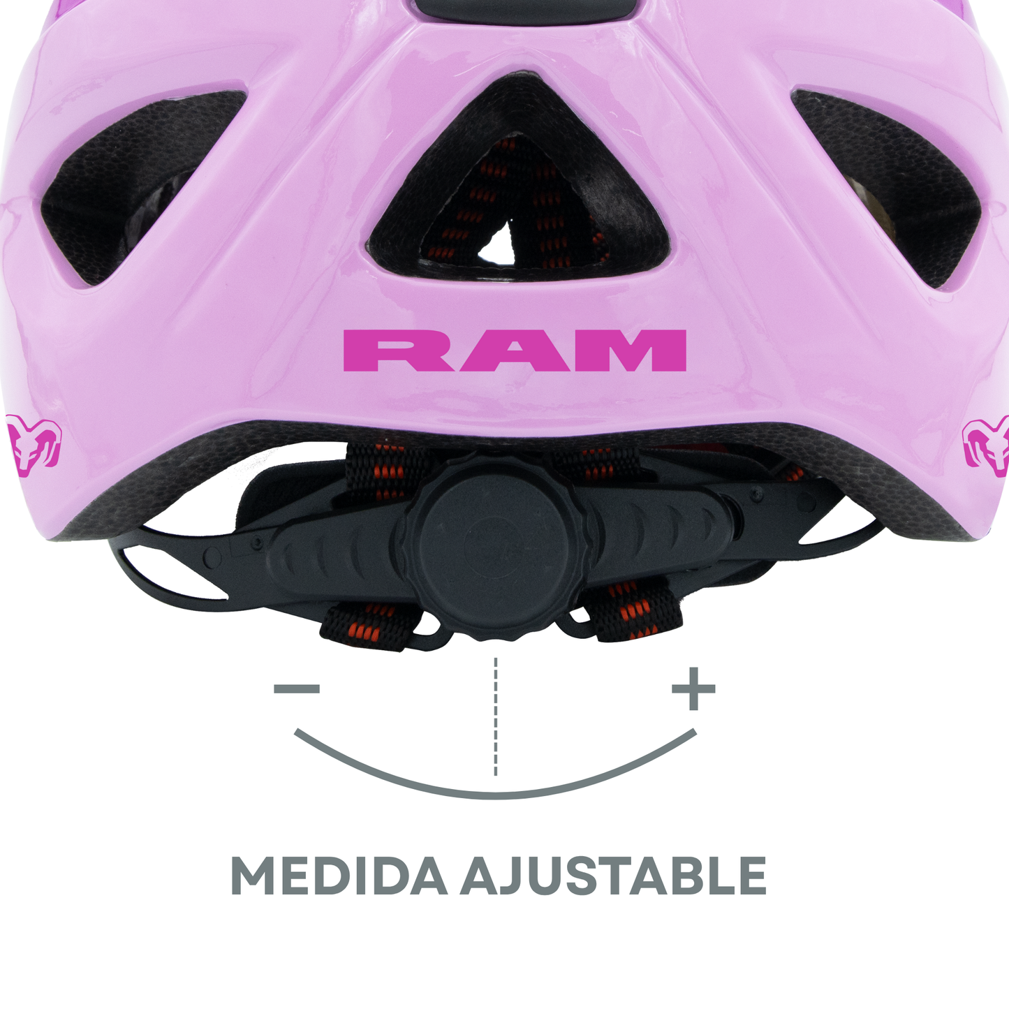 Casco Infantil de Ciclismo de Montaña MTB, Rosa