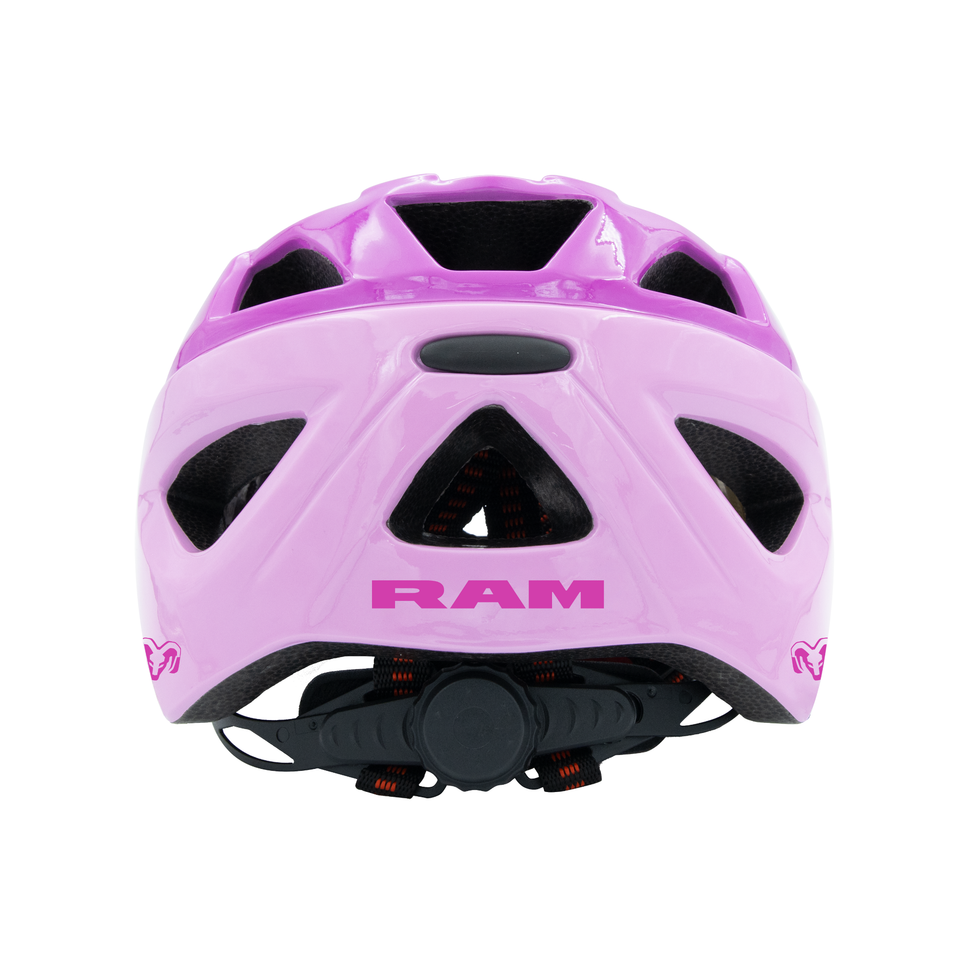 Casco Infantil de Ciclismo de Montaña MTB, Rosa