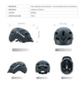Casco de Ciclismo de Montaña, Negro