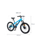 Bicicleta de Montaña Infantil RAM | Rodada 20 Color Azul