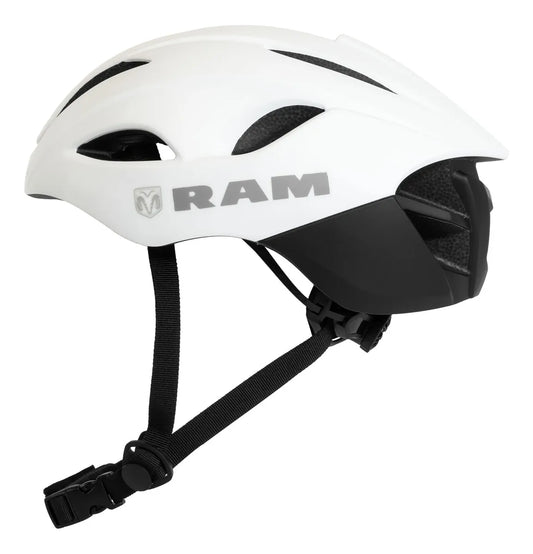 Casco Para Ciclismo Road Aerodinámico Ajustable, Blanco