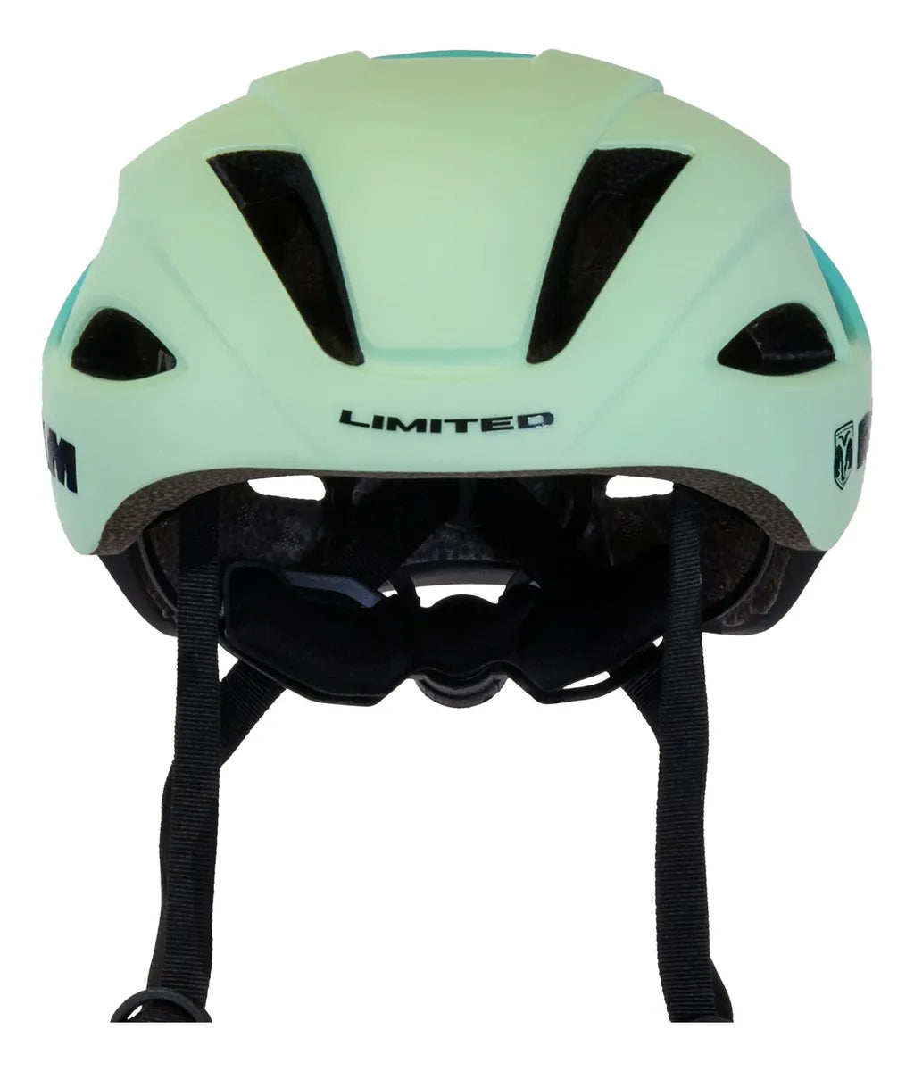 Casco Para Ciclismo Road Aerodinámico Ajustable, Verde Azulado