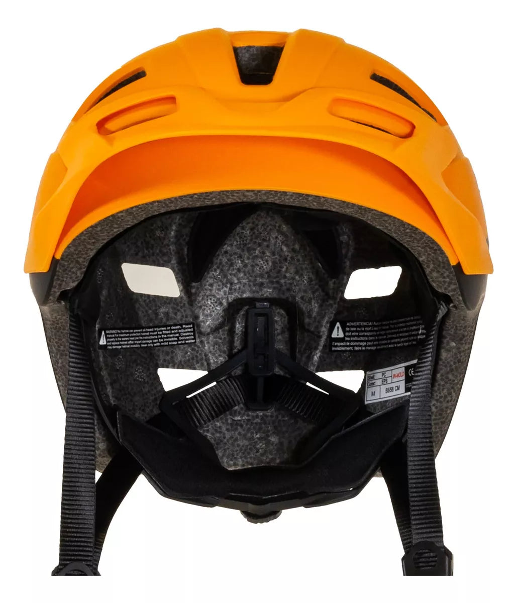 Casco de Ciclismo de Montaña, Naranja