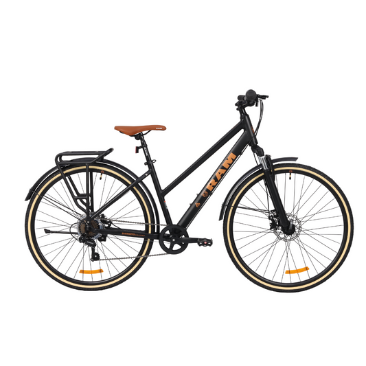 Bicicleta  City R 700 Negra