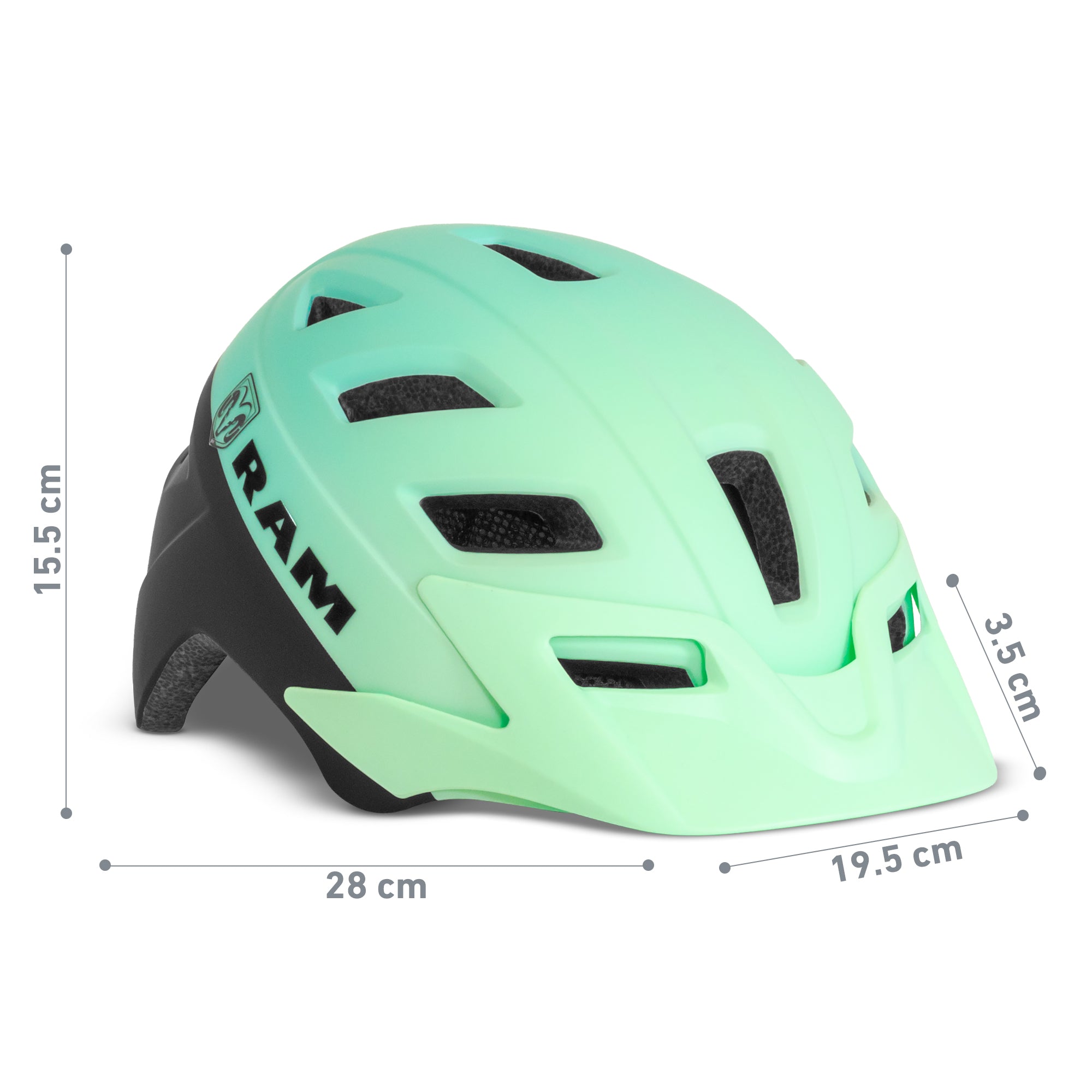 Casco Limited RAM (con visera extraíble)