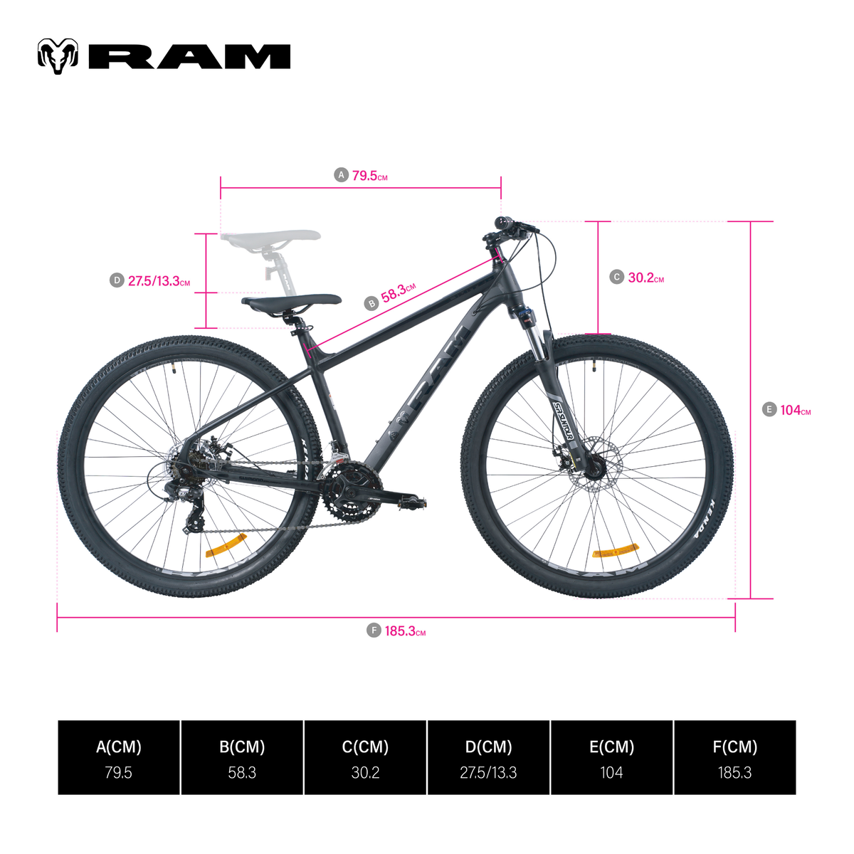 Bicicleta de Montaña Limited | R 29, Negro Mate