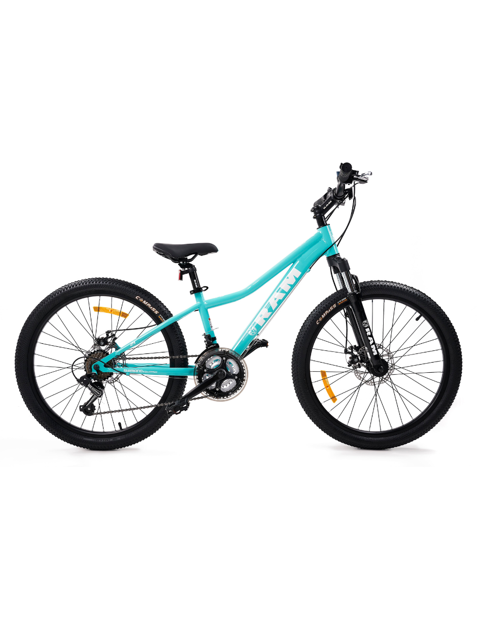 Bicicleta de Montaña R24, Color Azul Claro
