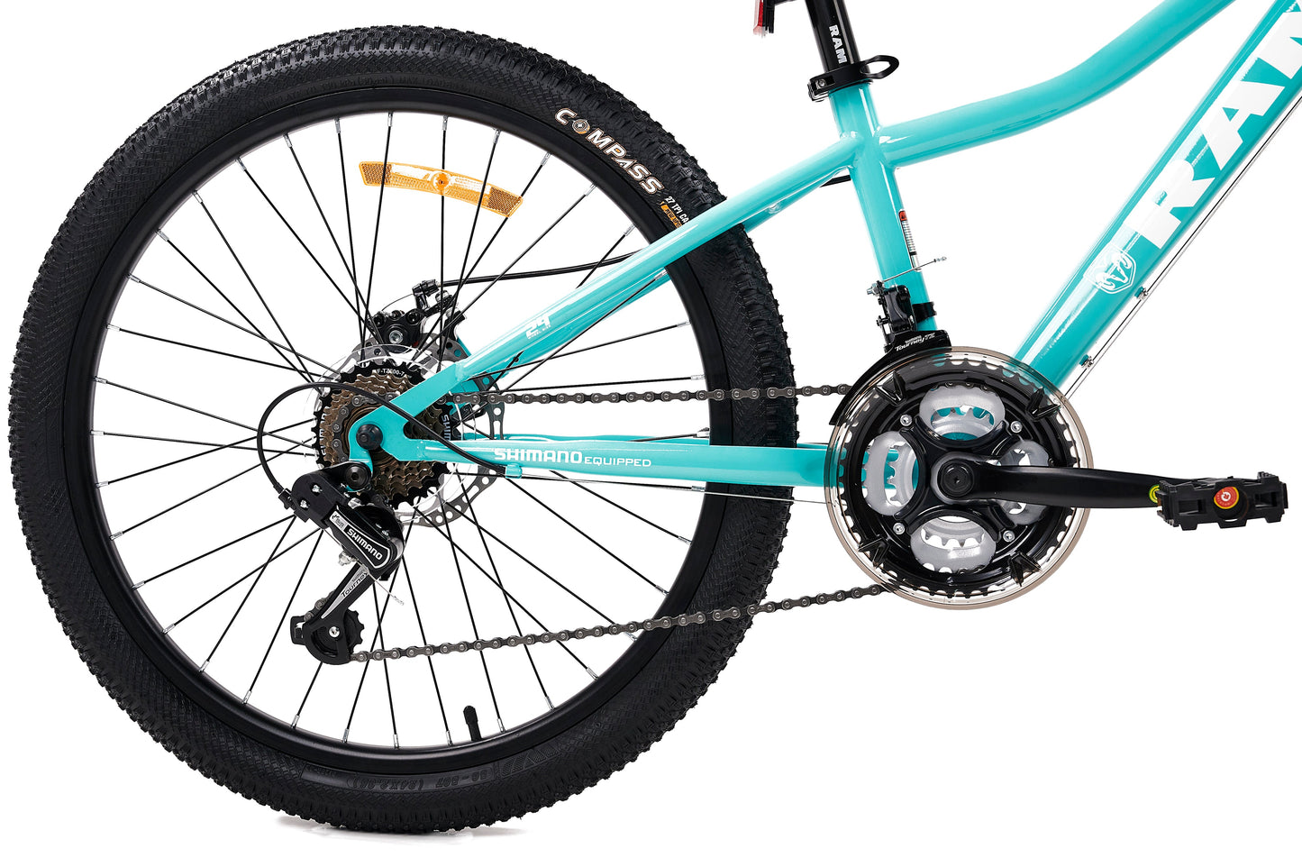 Bicicleta de Montaña R24, Color Azul Claro