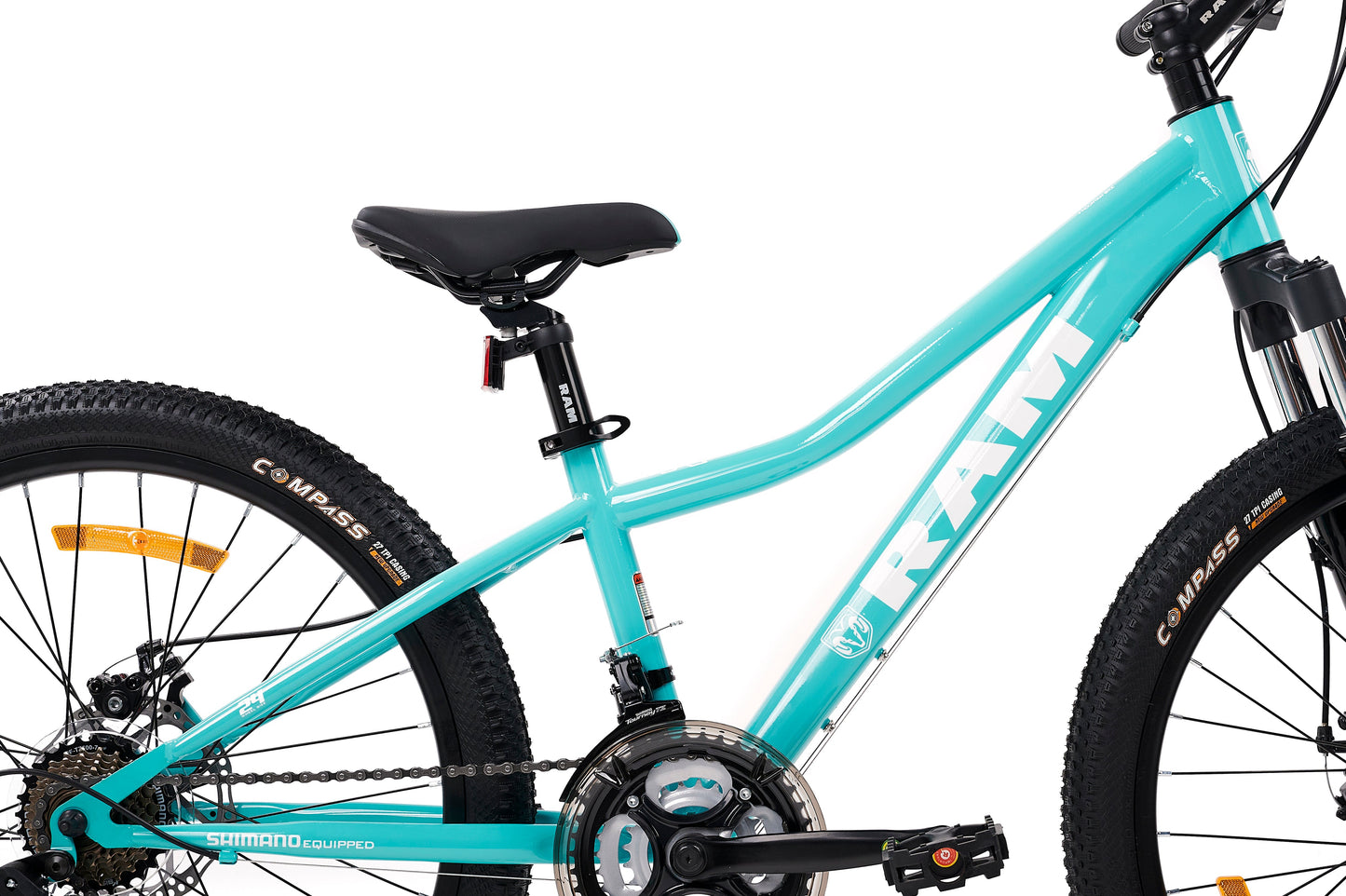 Bicicleta de Montaña R24, Color Azul Claro