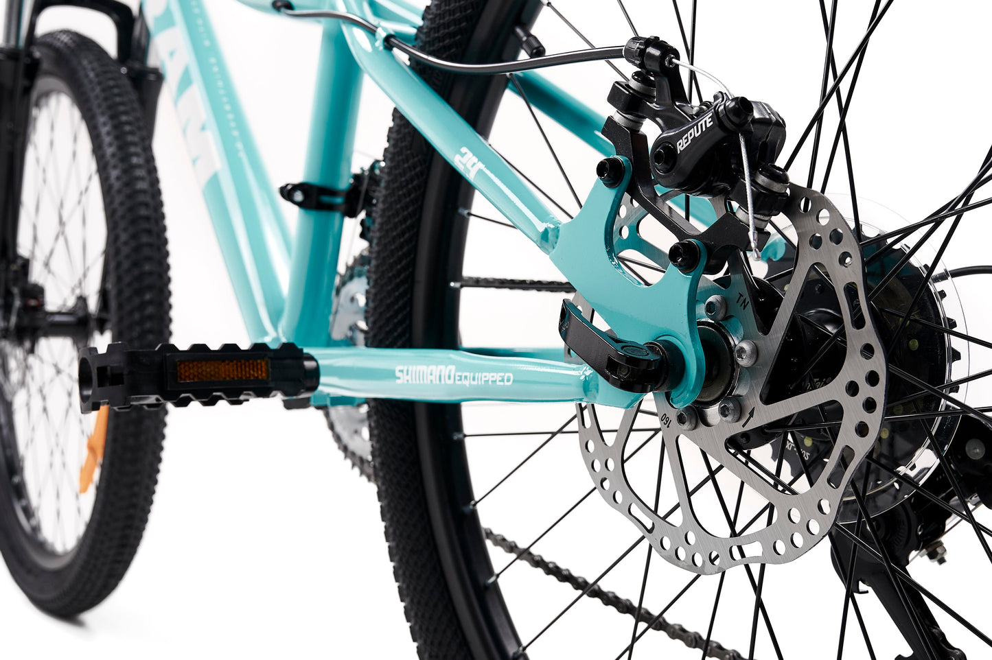 Bicicleta de Montaña R24, Color Azul Claro