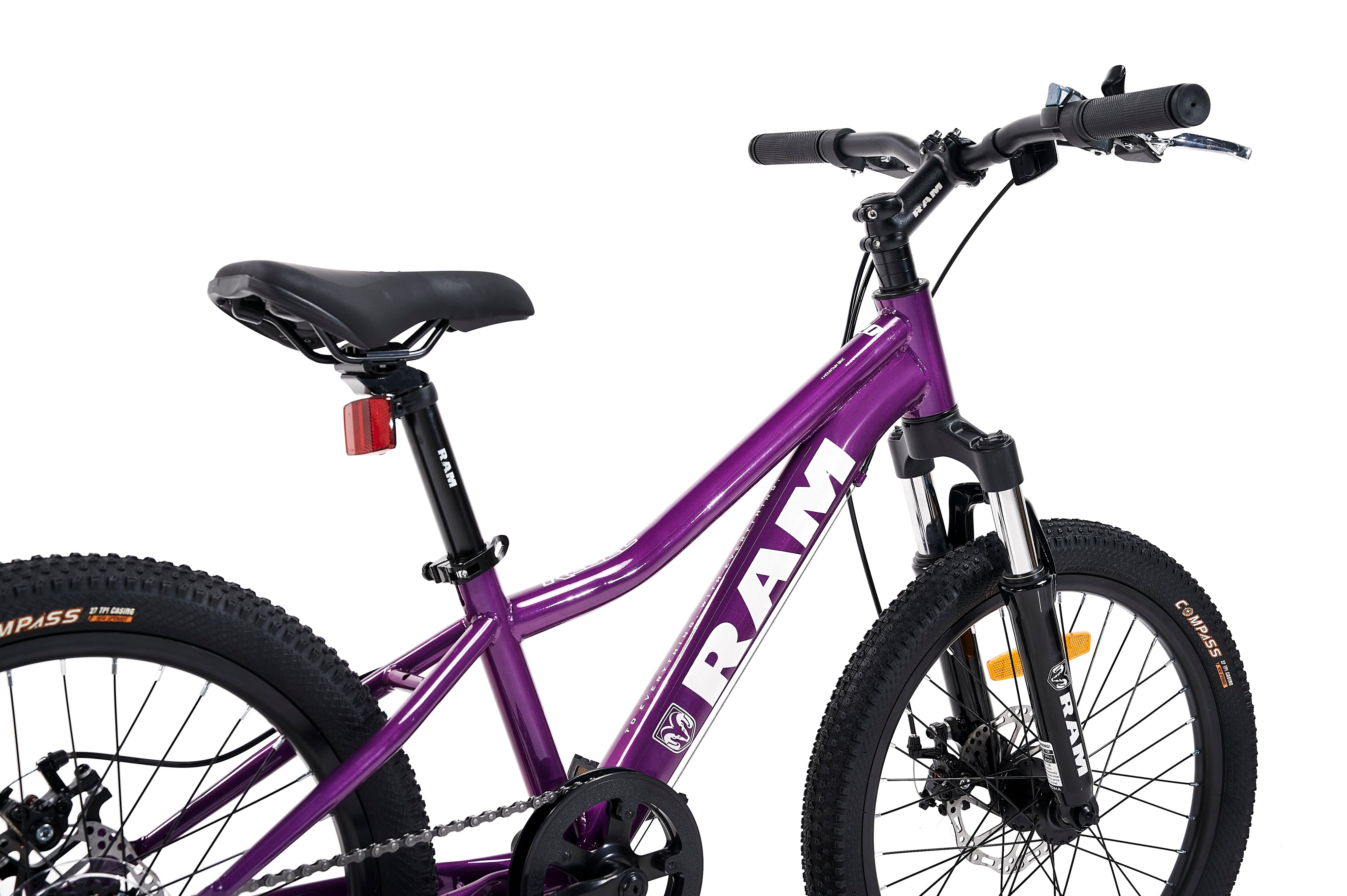 Bicicleta Montaña RAM Rebel Kids | Rodada 20  | K20 6 Velocidades MTB  | Color Morada