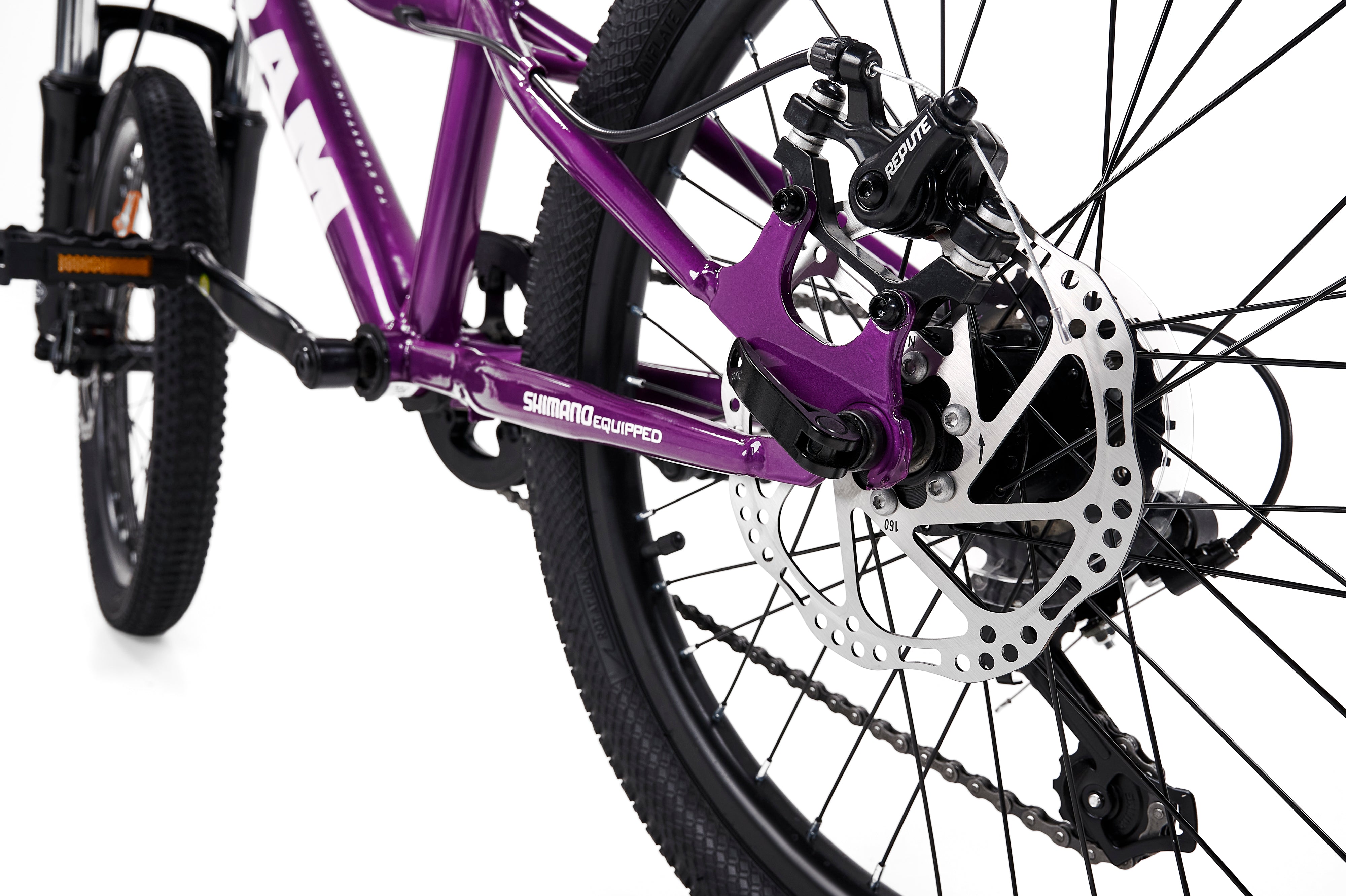 Bicicleta Montaña RAM Rebel Kids | Rodada 20  | K20 6 Velocidades MTB  | Color Morada